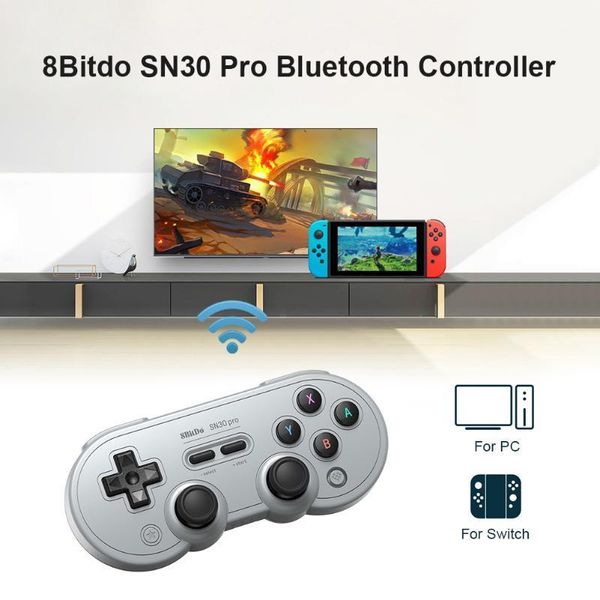 8bitdo sn30 pro wireless controller 6-axis burst vibration rechargeable bluetooth gamepad for switch windows android steam mac game controll
8bitdo sn30 pro wireless controller 6-axis burst vibration rechargeable bluetooth gamepad for switch windows android steam mac game controll