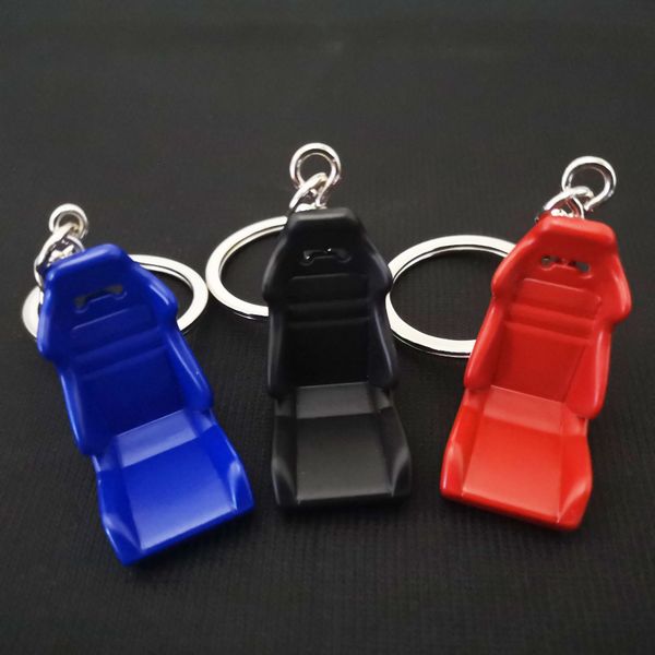 10PCSMetal Auto Keychain Car Accessories Seat Chair Modified Key Chain Auto Tire Key Ring Car Styling
