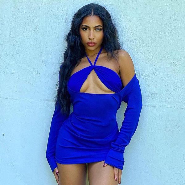 casual dresses bkld outfits for woman night club fall 2021 solid color halter neck long sleeve hollow out bodycon dress female, Black;gray
casual dresses bkld outfits for woman night club fall 2021 solid color halter neck long sleeve hollow out bodycon dress female, Black;gray