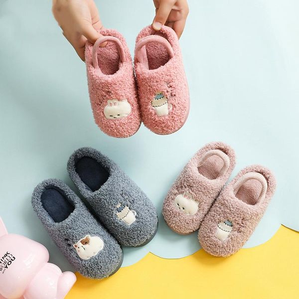 slipper lovely winter slippers for girls indoor toddler boys furry fur slides home baby shoes warm anti-slip children' cute flip flops, Black;grey
slipper lovely winter slippers for girls indoor toddler boys furry fur slides home baby shoes warm anti-slip children' cute flip flops, Black;grey