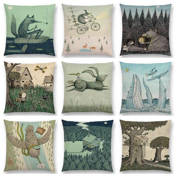 cushion/decorative pillow sketch fairy tales fantasy forest hut tree house little girl boy magical animals fable world cushion sofa throw
cushion/decorative pillow sketch fairy tales fantasy forest hut tree house little girl boy magical animals fable world cushion sofa throw