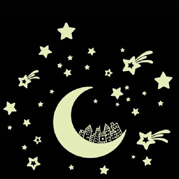 party decoration 3d star and moon energy storage fluorescent glow in the dark luminous on wall stickers for kids room living decal
party decoration 3d star and moon energy storage fluorescent glow in the dark luminous on wall stickers for kids room living decal