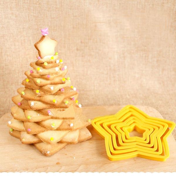 baking moulds 6pcs/set stars shape plastic plunger cutter cookie cutters fondant cake decorating tools christmas mold
baking moulds 6pcs/set stars shape plastic plunger cutter cookie cutters fondant cake decorating tools christmas mold
