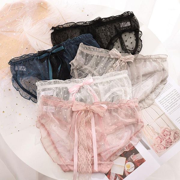 women's panties woman bow 2021 summer briefs solid lace cute dots thin breathable girl underwear transparent, Black;pink
women's panties woman bow 2021 summer briefs solid lace cute dots thin breathable girl underwear transparent, Black;pink