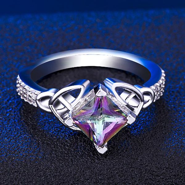 wedding rings silver ring classic exquisite temperament female models square inlaid colorful crystal hand jewelry birthday gift, Slivery;golden
wedding rings silver ring classic exquisite temperament female models square inlaid colorful crystal hand jewelry birthday gift, Slivery;golden