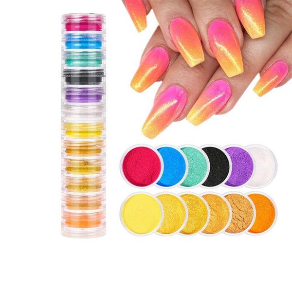 nail glitter 12 colors powder neon pigment dust gradient macaron iridescent acrylic make up art, Silver;gold
nail glitter 12 colors powder neon pigment dust gradient macaron iridescent acrylic make up art, Silver;gold