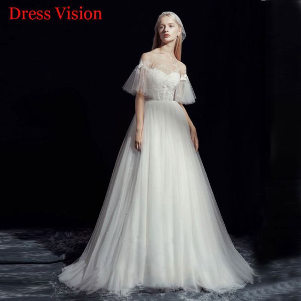 2021 o-neck lace wedding vestidos vestido noiva party gowns a-line robe de mariage 7ssp, White
2021 o-neck lace wedding vestidos vestido noiva party gowns a-line robe de mariage 7ssp, White