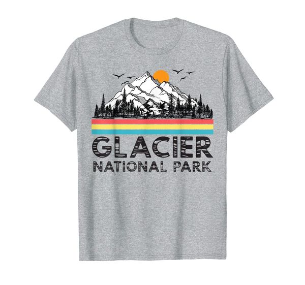 vintage retro glacier national park montana mountain t-shirt, White;black
vintage retro glacier national park montana mountain t-shirt, White;black