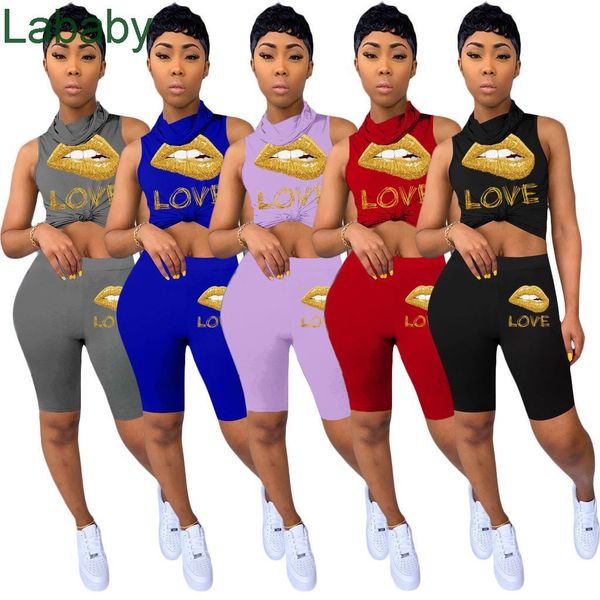 letter women summer 2 two piece outfits shorts tracksuits sleeveless vest with face mask bodycon biker casual sports outfits set jogging, Gray
letter women summer 2 two piece outfits shorts tracksuits sleeveless vest with face mask bodycon biker casual sports outfits set jogging, Gray