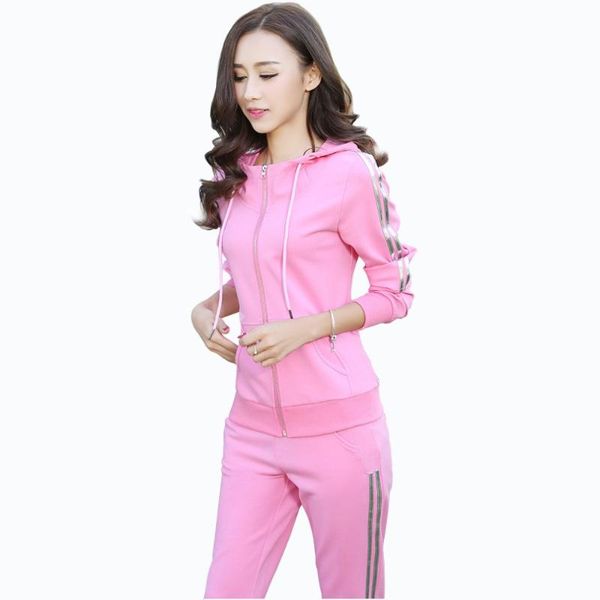 womem two piece set tracksuit side stripe zipper stitching hooded jacket and trousers sporting suit spring autumn female clothes, Gray
womem two piece set tracksuit side stripe zipper stitching hooded jacket and trousers sporting suit spring autumn female clothes, Gray
