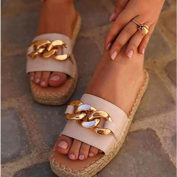 sandals women's metal decoration 2021 summer rope woven flat slippers outdoor open-toed comfortable casual beach shoes, Black
sandals women's metal decoration 2021 summer rope woven flat slippers outdoor open-toed comfortable casual beach shoes, Black