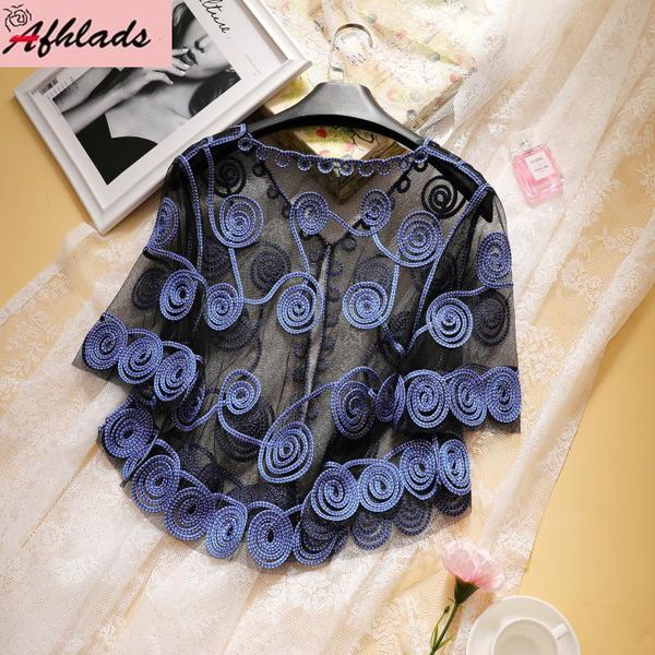 women's jackets summer korean short patchwork coat fashion thin female half sleeve holiday embroidery cardigan outerwear, Black;brown
women's jackets summer korean short patchwork coat fashion thin female half sleeve holiday embroidery cardigan outerwear, Black;brown