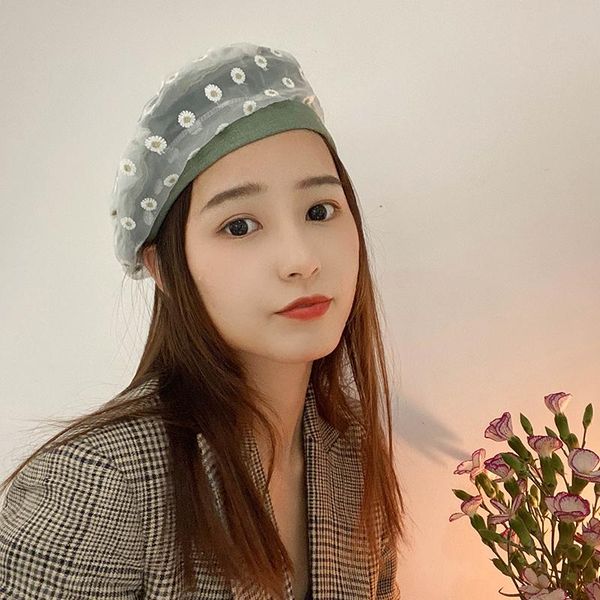 berets fascinating black painter hat chic cowboy french beret with veil mesh show double layer women sboy beanies cap summer, Blue;gray
berets fascinating black painter hat chic cowboy french beret with veil mesh show double layer women sboy beanies cap summer, Blue;gray