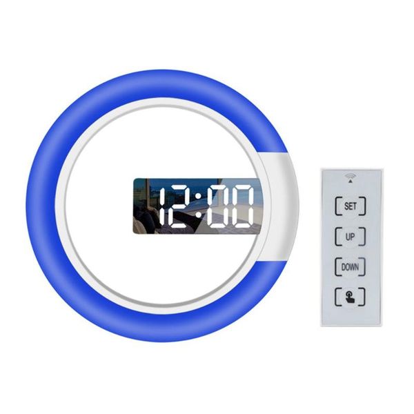 wall clocks led mirror hollow clock modern minimalist creative alarm 7-color electronic digital display
wall clocks led mirror hollow clock modern minimalist creative alarm 7-color electronic digital display