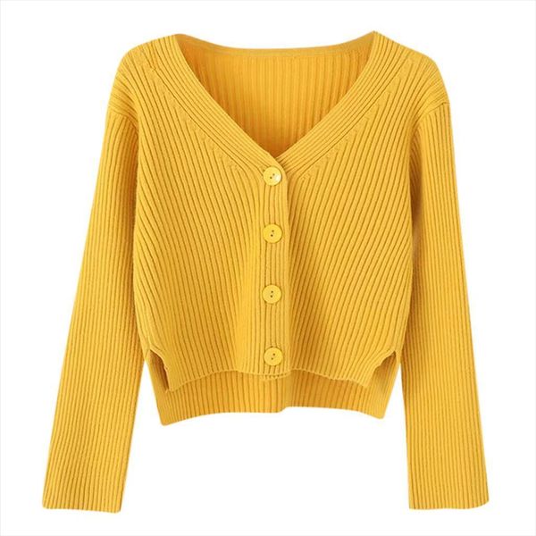 autumn womens wild short cardigan women sweaters long sleeved knitting solid color fashion casual button, White;black
autumn womens wild short cardigan women sweaters long sleeved knitting solid color fashion casual button, White;black
