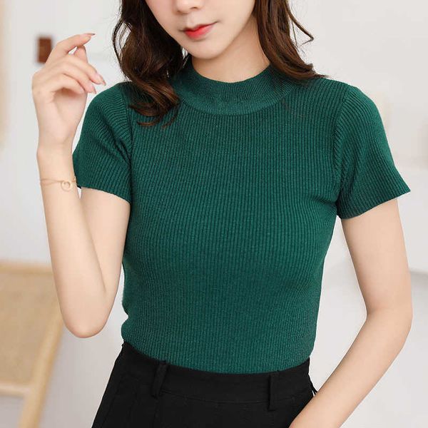 women's t-shirt solid women short sleeve korean style slim basic cotton tshirt womens clothing spring summer shirt femme 9dv7, White
women's t-shirt solid women short sleeve korean style slim basic cotton tshirt womens clothing spring summer shirt femme 9dv7, White