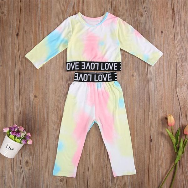 pretty kids girls side letter splice clothes autumn spring tie dye sets 1 6y infant toddler baby long sleeve crop, White
pretty kids girls side letter splice clothes autumn spring tie dye sets 1 6y infant toddler baby long sleeve crop, White