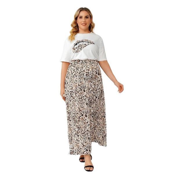 plus size tracksuits clothing women sets set woman 2 pieces skirt women's suits large long midi short sleeve t-shirt leopard print, Black
plus size tracksuits clothing women sets set woman 2 pieces skirt women's suits large long midi short sleeve t-shirt leopard print, Black