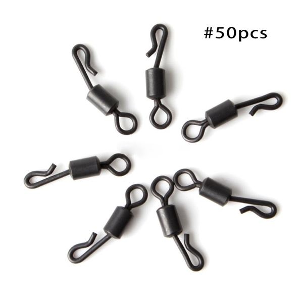 fishing hooks 50pcs swivels carabiners barrel bearing rolling solid ring lure connectors kit carp tackle accessories 
fishing hooks 50pcs swivels carabiners barrel bearing rolling solid ring lure connectors kit carp tackle accessories