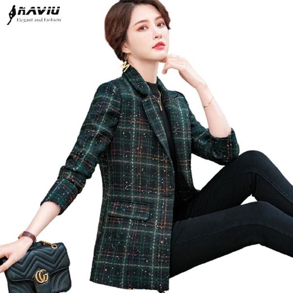 plaid blazer women spring long sleeve 2021 new slim temperament fashion casual jacket office ladies business work coat, White;black
plaid blazer women spring long sleeve 2021 new slim temperament fashion casual jacket office ladies business work coat, White;black