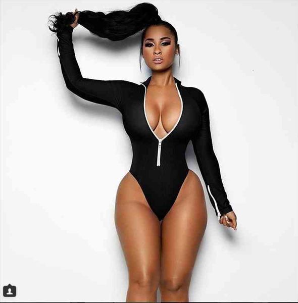 bodysuit women solid zipper long sleeve rompers womens jumpsuit fall winter bottoming clothes one piece jumpsuits, Black;white
bodysuit women solid zipper long sleeve rompers womens jumpsuit fall winter bottoming clothes one piece jumpsuits, Black;white