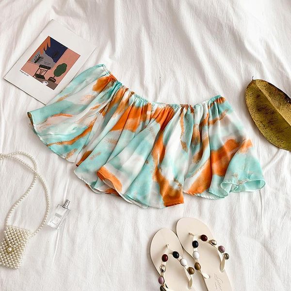 women's blouses & shirts summer slash neck off-shoulder strapless flare sleeve loose chiffon printed women fashion streetwear 202, White
women's blouses & shirts summer slash neck off-shoulder strapless flare sleeve loose chiffon printed women fashion streetwear 202, White