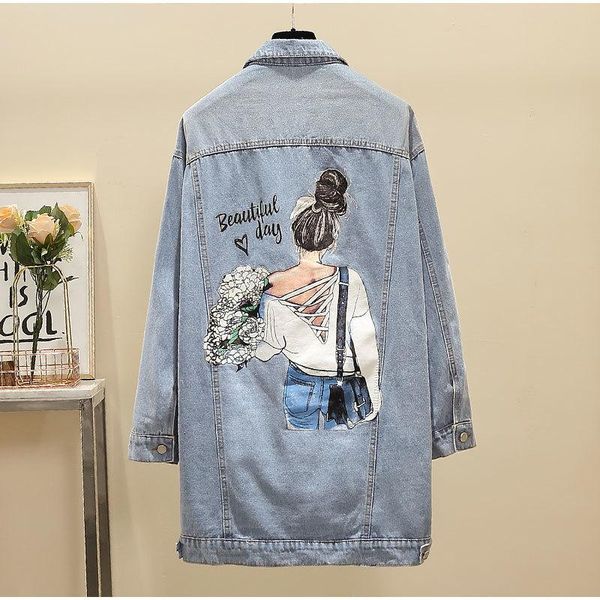 plus size beauty girl print long jeans jacket 4xl spring midi long denim coats fashion chi korea light blue outwear mom jean 201004, Black;brown
plus size beauty girl print long jeans jacket 4xl spring midi long denim coats fashion chi korea light blue outwear mom jean 201004, Black;brown
