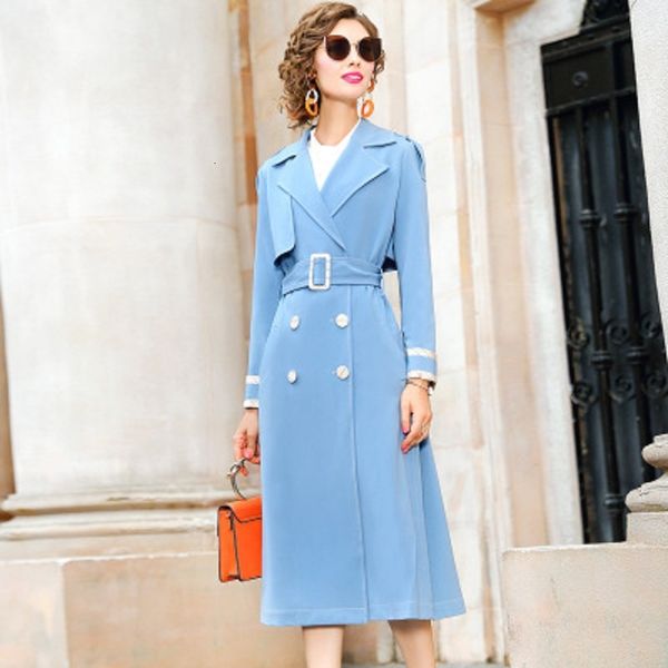 runway solid mid windbreaker female dress fall 2021 new long sleeve double breasted lace up to waist jacket with belt 93yt, Black;gray
runway solid mid windbreaker female dress fall 2021 new long sleeve double breasted lace up to waist jacket with belt 93yt, Black;gray