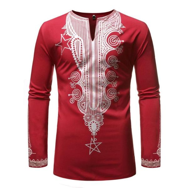 ethnic clothing luxury mens african dashiki shirts 2021 metallic floral print mandarin collar dress shirt men streetwear casual clothes, Red
ethnic clothing luxury mens african dashiki shirts 2021 metallic floral print mandarin collar dress shirt men streetwear casual clothes, Red