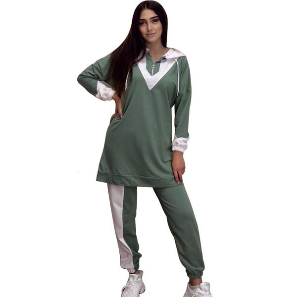 casual colors splice two women's zipper hoodies and autumn outfits fashion street ensemble lounge style 3dcv, Gray
casual colors splice two women's zipper hoodies and autumn outfits fashion street ensemble lounge style 3dcv, Gray