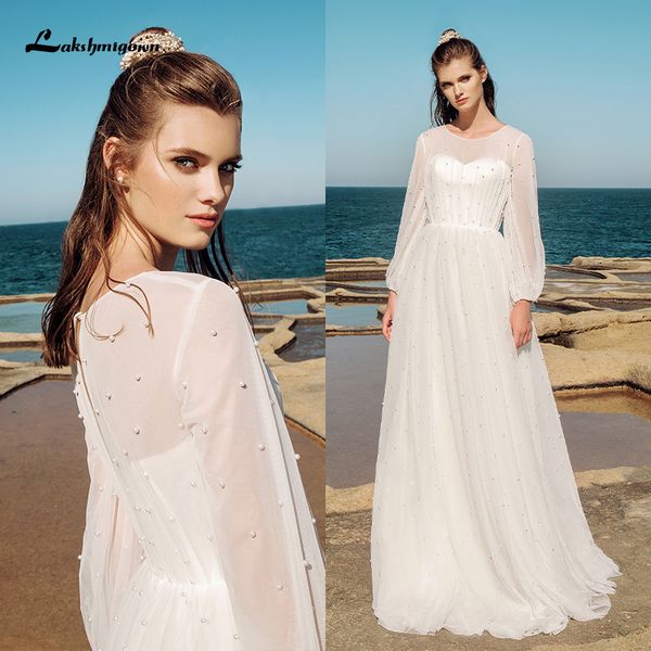 new 2021 plus size long sleeve wedding es pearls beaded chiffon garden simple bridal gowns vestido de novia a6y1, White
new 2021 plus size long sleeve wedding es pearls beaded chiffon garden simple bridal gowns vestido de novia a6y1, White