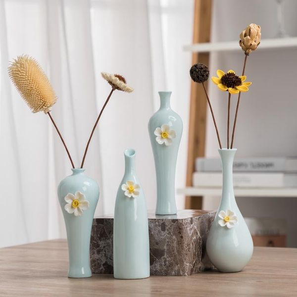 vases pinch flowers ceramic vase light blue containers glossy decor table home decoration wedding gift chinese modern
vases pinch flowers ceramic vase light blue containers glossy decor table home decoration wedding gift chinese modern