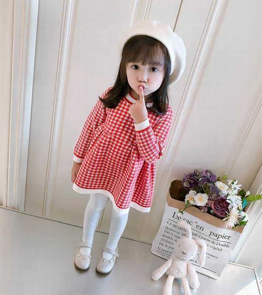 plaid sweater dresses for baby girl knitting wool long sleeve sweet dress clothes 0-4t e8814 210610, Red;yellow
plaid sweater dresses for baby girl knitting wool long sleeve sweet dress clothes 0-4t e8814 210610, Red;yellow