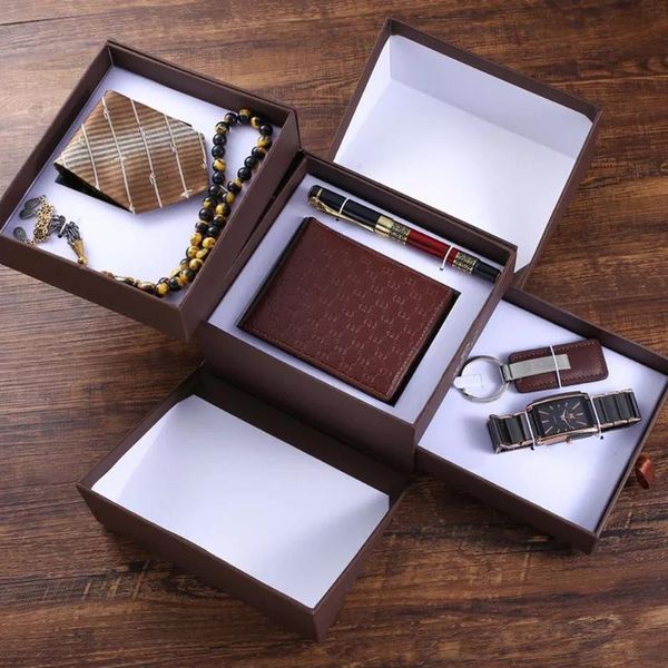 wristwatches men's beautifully packed gift box watches quartz wrist watch rosary bracelet keychain wallet tie pen combination gifts 6pc, Slivery;brown
wristwatches men's beautifully packed gift box watches quartz wrist watch rosary bracelet keychain wallet tie pen combination gifts 6pc, Slivery;brown