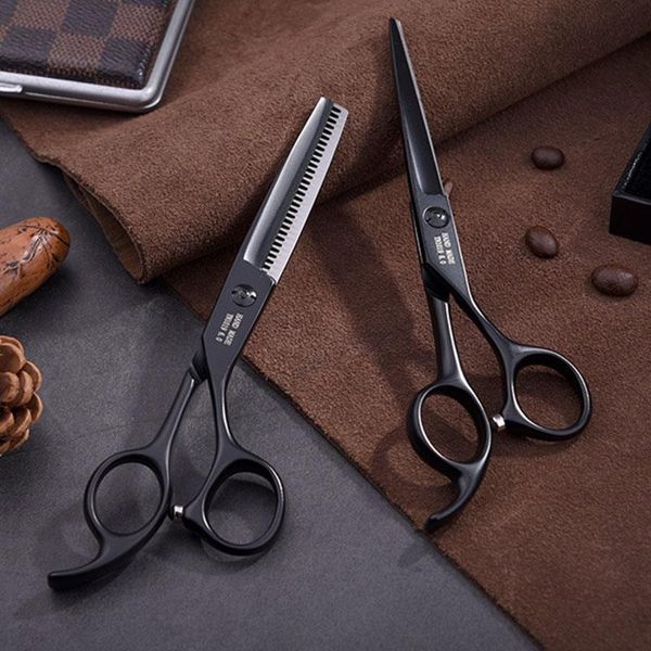 hair scissors professional hairdressing black and silver stylist flat cutting thinning styling tool 6 inch
hair scissors professional hairdressing black and silver stylist flat cutting thinning styling tool 6 inch