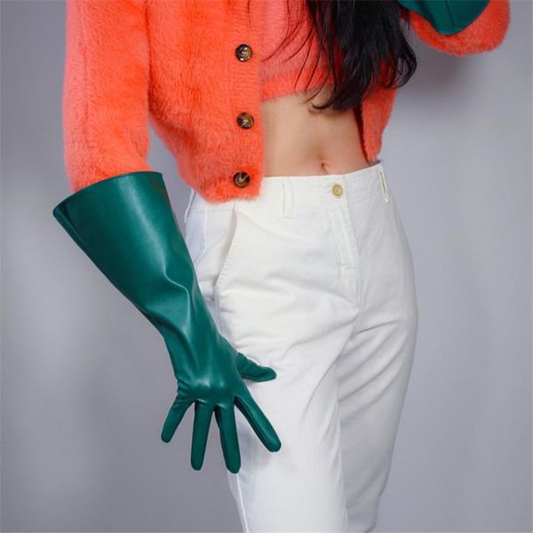 five fingers gloves tech long dark green faux leather 38cm wide balloon puff sleeves male female imitation fashion, Blue;gray
five fingers gloves tech long dark green faux leather 38cm wide balloon puff sleeves male female imitation fashion, Blue;gray