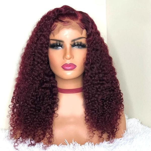 lace wigs 99j kinky curly side part full with baby hair red malaysian human front wig preplucked bleached knots, Black;brown
lace wigs 99j kinky curly side part full with baby hair red malaysian human front wig preplucked bleached knots, Black;brown