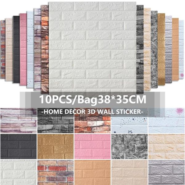 wall stickers 3d brick 38*35cm diy self foam waterproof decor covering wallpaper for tv background kids living room
wall stickers 3d brick 38*35cm diy self foam waterproof decor covering wallpaper for tv background kids living room