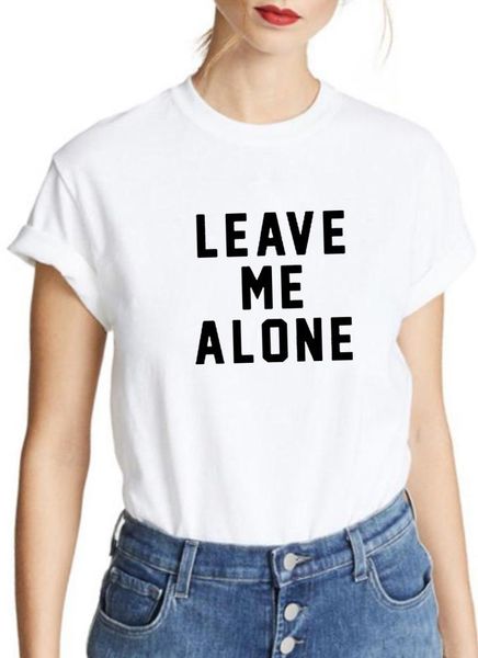 women's t-shirt leave me alone stylish t shirt for women summer o-neck tee femme short sleeve cotton harajuku, White
women's t-shirt leave me alone stylish t shirt for women summer o-neck tee femme short sleeve cotton harajuku, White
