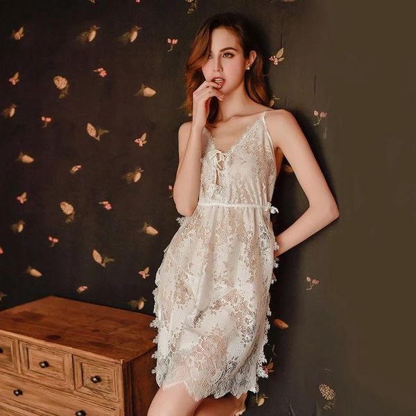 women's sleepwear women lace sleepdress mini deep v plus size backless see through sleeveless nightgown summer lingerie, Black;red
women's sleepwear women lace sleepdress mini deep v plus size backless see through sleeveless nightgown summer lingerie, Black;red