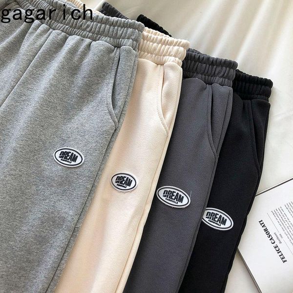 women's pants & capris gagarich women 2021 spring winter autumn korean simple loose casual elastic waist college solid designed female, Black;white
women's pants & capris gagarich women 2021 spring winter autumn korean simple loose casual elastic waist college solid designed female, Black;white
