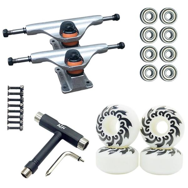 skateboarding alf 5.25inch skateboard bracket 52x32mm wheels double rocker trucks bridges tools
skateboarding alf 5.25inch skateboard bracket 52x32mm wheels double rocker trucks bridges tools