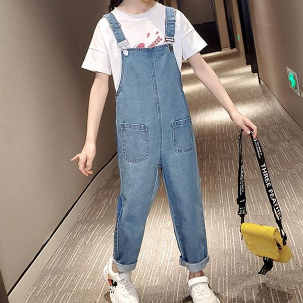 jumpsuits kids girls denim overalls jumpsuit spring autumn children jeans suspender pants fashion trousers 5-12 years clothes, Blue
jumpsuits kids girls denim overalls jumpsuit spring autumn children jeans suspender pants fashion trousers 5-12 years clothes, Blue