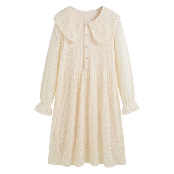 women's t-shirt korean sweet lace vintage white dress women kawaii beading peter pan collar elegant fashion evening party long sle
women's t-shirt korean sweet lace vintage white dress women kawaii beading peter pan collar elegant fashion evening party long sle