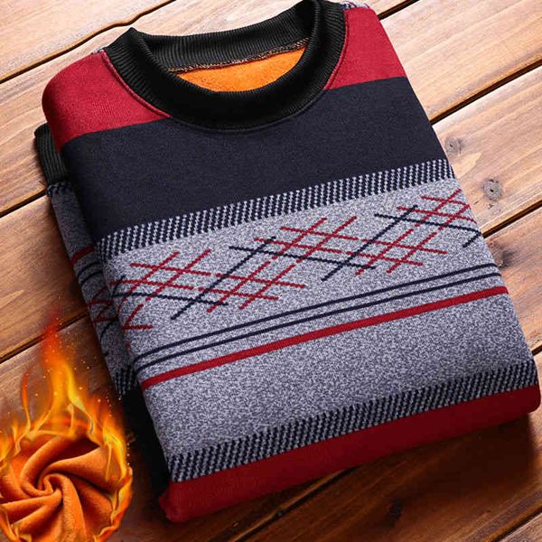 New Autumn Fce Fashion Stripe Warm Male Gold Veet Thicken Sweater Winter O-Neck Knitwear, White;black
New Autumn Fce Fashion Stripe Warm Male Gold Veet Thicken Sweater Winter O-Neck Knitwear, White;black
