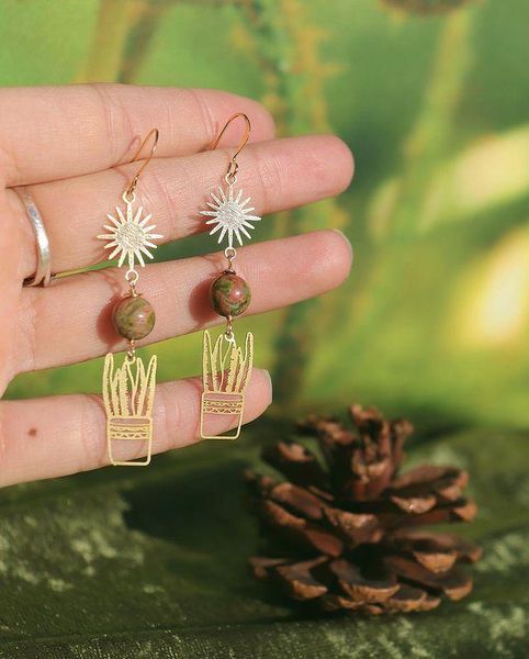 dangle & chandelier plant lady earrings, huggies, lady, gifts for her, fun gifts, charms, cute feel good, Silver
dangle & chandelier plant lady earrings, huggies, lady, gifts for her, fun gifts, charms, cute feel good, Silver