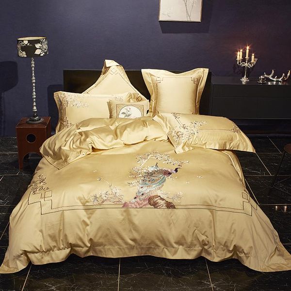 bedding sets luxury chinese-style embroidered set 800tc egyptian cotton silky soft king size duvet cover 4pcs for home wedding
bedding sets luxury chinese-style embroidered set 800tc egyptian cotton silky soft king size duvet cover 4pcs for home wedding