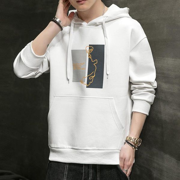 men's hoodies & sweatshirts hooded sweatshirt fall 2021 trend spring and autumn loose casual clothes, Black
men's hoodies & sweatshirts hooded sweatshirt fall 2021 trend spring and autumn loose casual clothes, Black