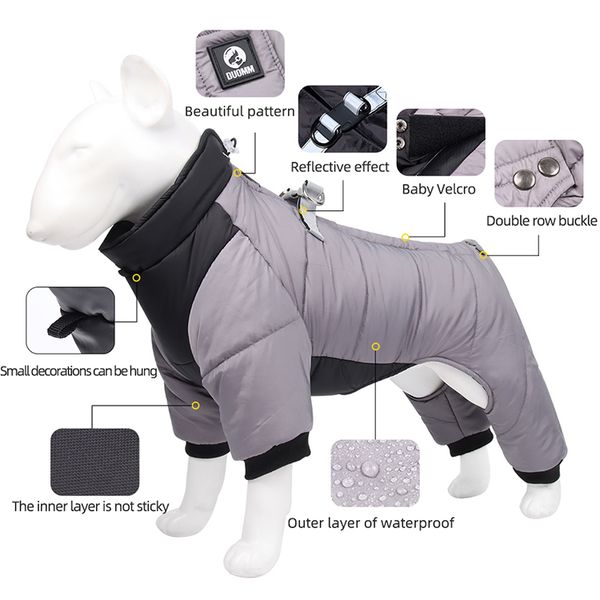 dog apparel jacket windproof waterproof non-sticky hair warm reflective design suitable for outdoor jackets
dog apparel jacket windproof waterproof non-sticky hair warm reflective design suitable for outdoor jackets