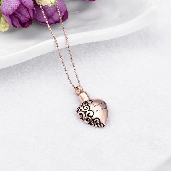 pendant necklaces ijd2472 always in my heart cremation jewelry for ashes stainless steel keepsake memorial urn necklace women/men, Silver
pendant necklaces ijd2472 always in my heart cremation jewelry for ashes stainless steel keepsake memorial urn necklace women/men, Silver